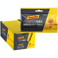 PowerBar PowerGel Shots Orange - 24x60g - High Carb Energie Gummis - C2MAX - koffeinfrei