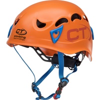 Climbing Technology Galaxy Helm, Arancio/Azzurro, Regolabile da 50-61 cm