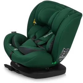 lionelo Bastiaan i-Size Kindersitz ab Geburt 0-36 kg Isofix Top Tether 360 Grad drehbar Rückwärts Vorwärts Seitenschutz 5-Punkt-Sicherheitsgurte Dri-Seat (Grünwald)