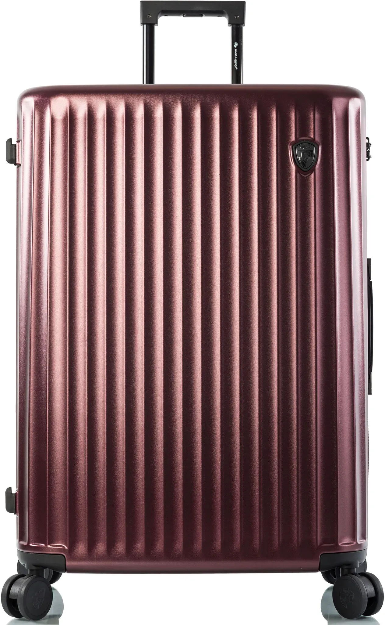 Heys Hartschalen-Trolley »Smart Luggage®, 76 cm«, 4 St. Rollen, Heys x Joachim Llambi Koffer Smart Gepäck mit App-Funktion Heys Burgundy B/H/T: 52 cm x 76 cm x 30 cm   109 l