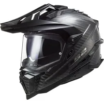LS2 MX701 Explorer Carbon Solid Schwarz L