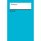 Reclam Philipp Jun. Notizbuch Reclam A6 blau blanko
