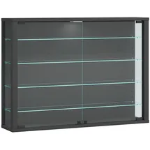 VCM Wandvitrine Vitrosa L 83 x 18 x 60 cm Grau