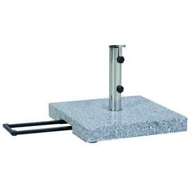 Siena Garden Schirmständer Granit 50 x 50 cm Grau