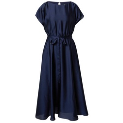 SWING Cocktailkleid (1-tlg) Cut-Outs blau 34