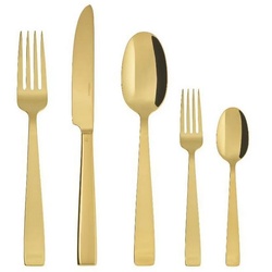 sambonet Besteck-Set Flat Edelstahl / PVD Gold, Vollheft / Monoblock