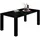 SalesFever Esstisch 180 x 76 x 90 cm schwarz