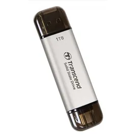 Transcend ESD310S 1 TB USB 3.2 Gen 2 Typ-A/Typ-C Silber TS1TESD310S