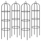 Gardebruk Rosenbogen 200 x 40 cm Schwarz