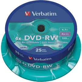 Verbatim DVD-RW 4,7GB 4x 25 St.