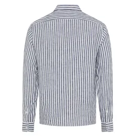 Boss Leinenhemd Regular Fit Blau L