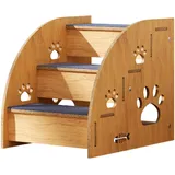 Hundetreppe fürs Bett,Hundetreppe fürs Bett,Hundetreppe Haustiertreppe Hunderampe | Katzentreppe aus Holz, Haustierstufen, Hundebettstufen, rutschfeste Hundetreppe für große/mittlere/kleine Hunde und