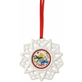 Hutschenreuther Schmuckstern 2024-Weihnachtsleuchten 7,5 cm