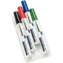 Legamaster Whiteboardmarker TZ1 Rundspitze 1,5-3mm 4 Farben sort. nachfüllbar