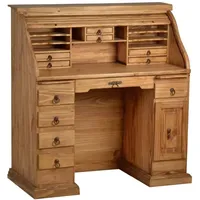 MiaMöbel Mexico Möbel 120x125x58 cm Landhausstil Massivholz Pinie Honig