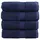 vidaXL Premium Handtuchset 30 x 30 cm marineblau 4-tlg.