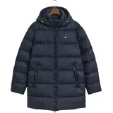 GANT »ACTIVE CLOUD MID Length Puffermantel, regular fit, abnehmabre Kapuze, 2-Wege-Reißverschluss