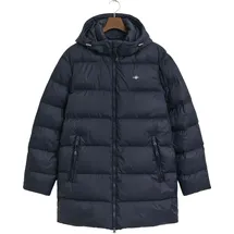 GANT »ACTIVE CLOUD MID Length Puffermantel, regular fit, abnehmabre Kapuze, 2-Wege-Reißverschluss