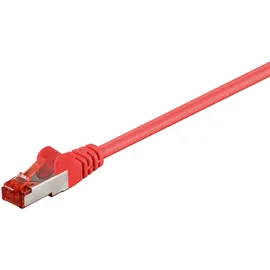 goobay CAT 6 Patchkabel, S/FTP (PiMF), rot