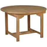 MiaMöbel Gartentisch Ø 120 x 75 cm Honig