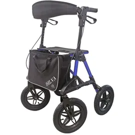 Trendmobil Leichtgewichtrollator Silva mit Luftbereifung grau