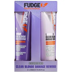 Fudge Clean Blonde Damage Rewind Duo