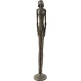 Kare Deko Figur Art Lady, Bronze, Deko Objekt, Wohnaccessoires, Handgefertigt, Antik Optik, 78x14x14 cm