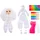 MGA Entertainment Rainbow High Air Brush & Create Fashion Dolls -Green Eyes (MPNR)