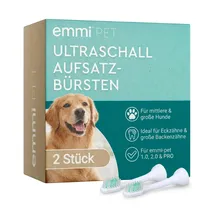 Emmi-Pet A2-M2 Aufsteckbürsten 2 Stück Blau