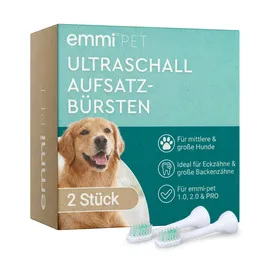 Emmi-Pet A2-M2 Aufsteckbürsten 2 Stück Blau