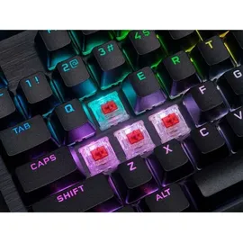Corsair K70 RGB PRO Mechanical Gaming Keyboard, Backlit RGB LED, Cherry MX Red Keyswitches, Schwarz