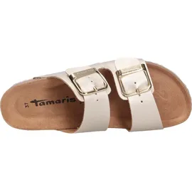 TAMARIS Damen Pantolette beige, Gr.39 - Beige - 39 EU