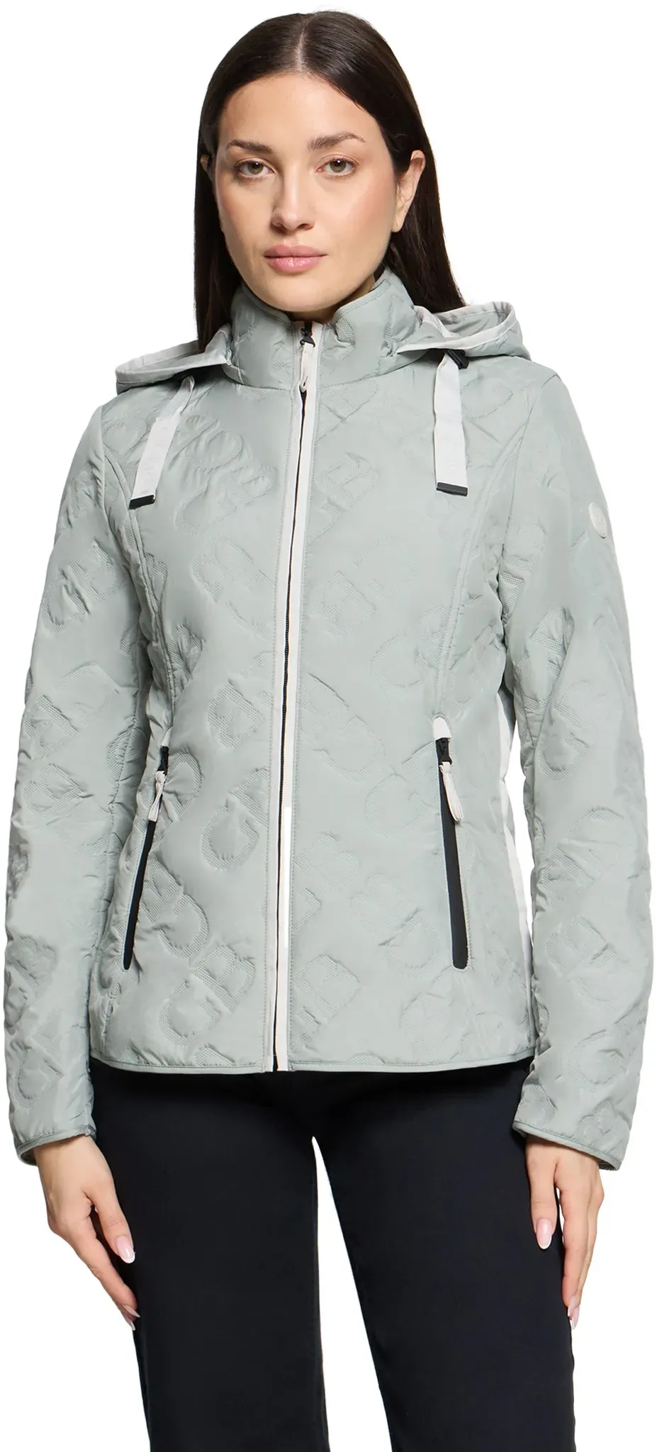 Outdoorjacke GIL BRET, Damen, Gr. 38, desert stage, Web, Obermaterial: 100% Polyester, Strukturmuster, unifarben, regular fit normal, gerader Abschluss, Jacken Outdoorjacke, mit Strukturmuster