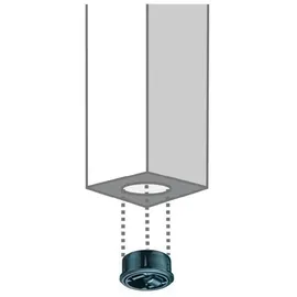 BS Rollen Rollen Kunststoffglocke D.65 mm 50 kg 18 mm