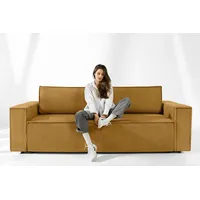 Konsimo Napi Sofa 3 Sitzer, mit Schlaffunktion, in Pet