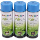 3x 400ml Dupli Color ECOPLUS Lackspray lichtblau Farbspray Sprühlack Sprühdose