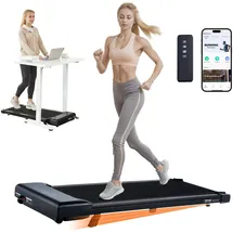 Vevor 120 kg Last Walking Mat Schreibtisch-Rennmaschine mit Neigung, tragbare Büro-Gehmatte mit Fernbedienung, LED-Bildschirm, Bluetooth