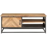 vidaXL Couchtisch 90x50x35 cm Massivholz Akazie