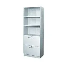 OTTO Office O-Line Büroschrank 80 x 42 x 200,4 cm grau