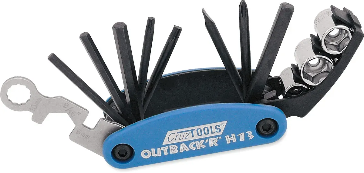 Cruztools Outback’R H13 Harley-Davidson, outil multiple - Noir/Bleu