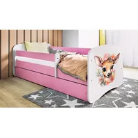 raumhirsch furniture Kinderbett 80 x 180 cm Holzwerkstoff rosa