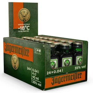 Jägermeister 24 x 0,04 l