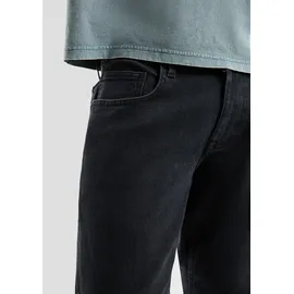 QS Denim Pete/ Regular Fit / Mid Rise / Straight Leg - schwarz - 31/30