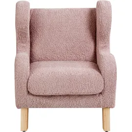 Beliani Kindersessel Farum Bouclé 0 x 0 x 0 cm Rosa