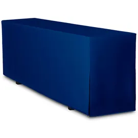 TexDeko Biertischhusse Premium Blau 220 x 70 cm