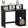 Mondeer Schreibtisch mit Schubladen, Computertisch Klein mit Regal, 105 x 48 x 94cm, Ideal für Büro Heimbüro Arbeitszimmer Wohnzimmer, Schwarz