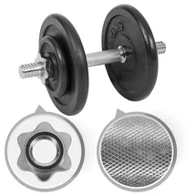 Sport-Tec Kurzhantel-Set 15 kg Gusseisen