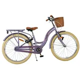 Volare Blossom Kinderfahrrad für Mädchen - 24 Zoll in Lila mit Handbremsen
