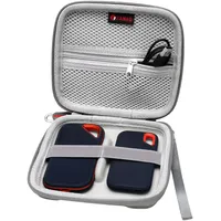 XANAD Tasche für SanDisk Extreme Pro/SanDisk Extreme Portable SSD 500GB 2TB 4TB Case Schutzhülle (Grau 2 SSD)