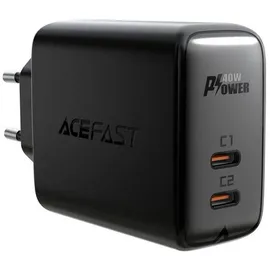 ACEFAST A9 (40 W), USB Typ C 40W, PPS, PD, QC 3.0, AFC, FCP schwarz